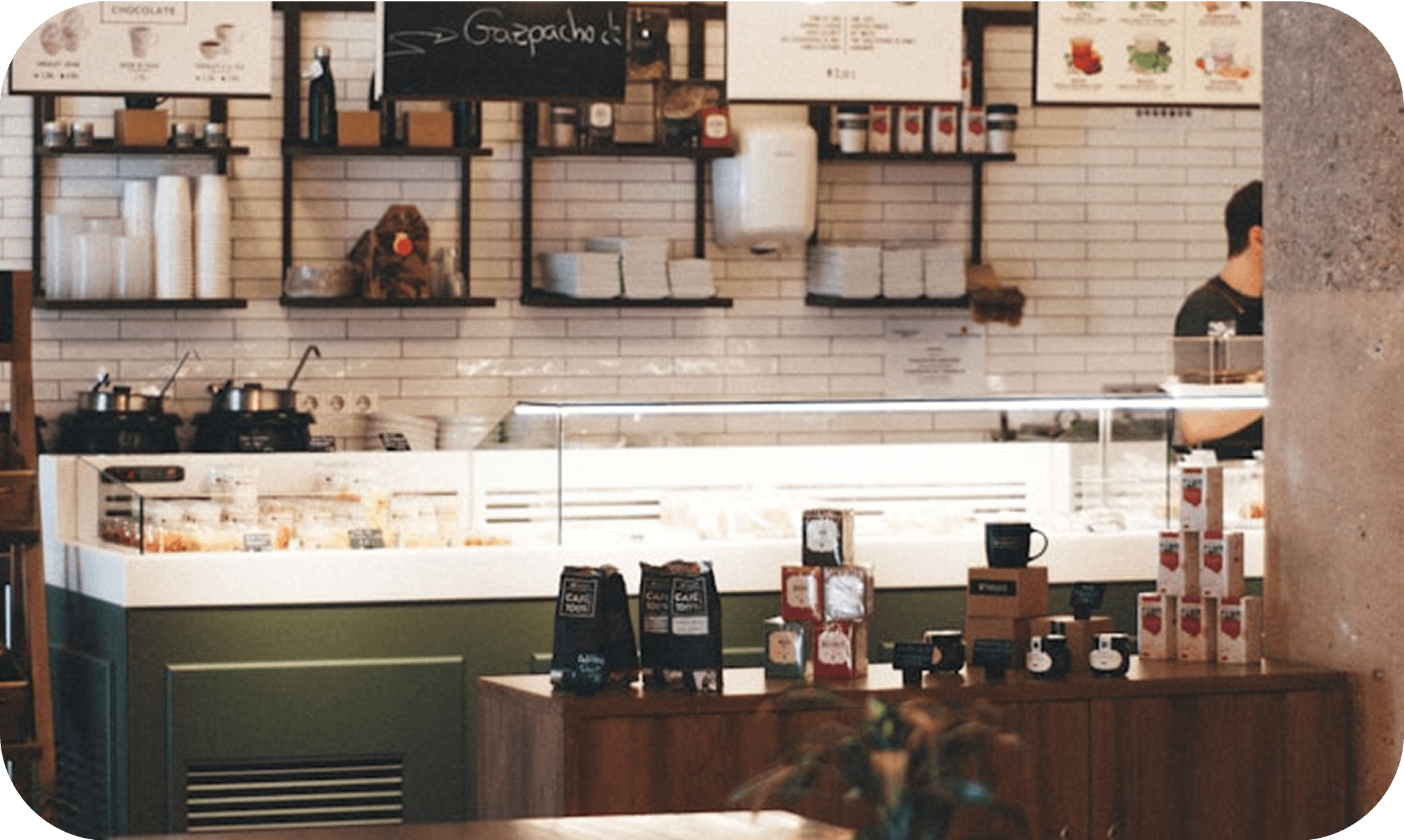 Cafe setup